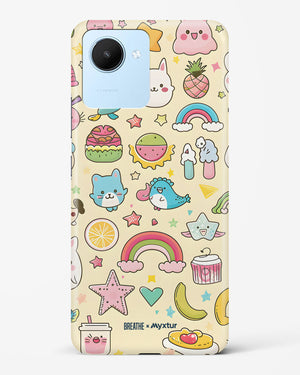 Happy Stickers [BREATHE] Hard Case Phone Cover (Realme)