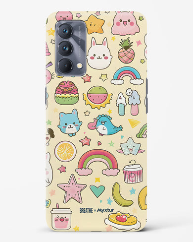 Happy Stickers [BREATHE] Hard Case Phone Cover-(Realme)