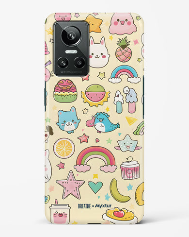 Happy Stickers [BREATHE] Hard Case Phone Cover-(Realme)