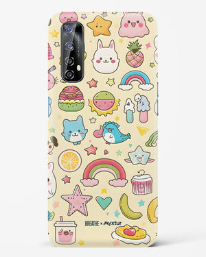 Happy Stickers [BREATHE] Hard Case Phone Cover (Realme)