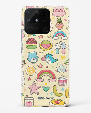 Happy Stickers [BREATHE] Hard Case Phone Cover-(Realme)