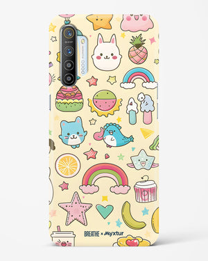 Happy Stickers [BREATHE] Hard Case Phone Cover (Realme)