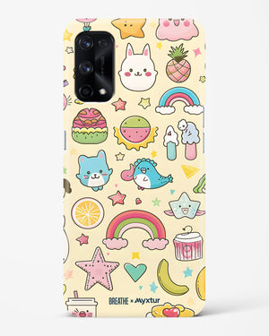 Happy Stickers [BREATHE] Hard Case Phone Cover (Realme)