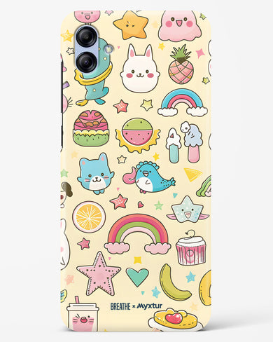 Happy Stickers [BREATHE] Hard Case Phone Cover-(Samsung)