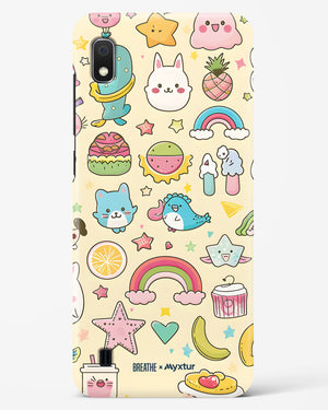 Happy Stickers [BREATHE] Hard Case Phone Cover (Samsung)