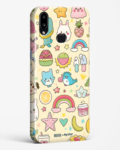 Happy Stickers [BREATHE] Hard Case Phone Cover-(Samsung)