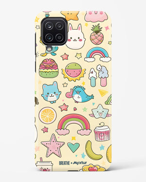 Happy Stickers [BREATHE] Hard Case Phone Cover (Samsung)