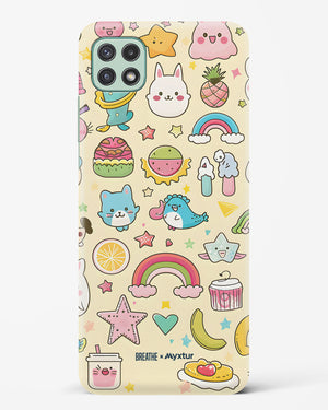 Happy Stickers [BREATHE] Hard Case Phone Cover-(Samsung)