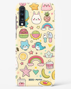 Happy Stickers [BREATHE] Hard Case Phone Cover (Samsung)