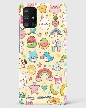 Happy Stickers [BREATHE] Hard Case Phone Cover-(Samsung)