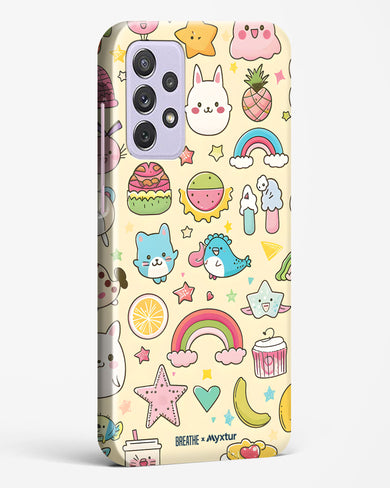 Happy Stickers [BREATHE] Hard Case Phone Cover-(Samsung)