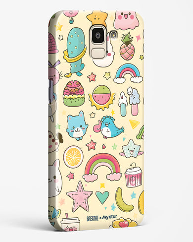 Happy Stickers [BREATHE] Hard Case Phone Cover-(Samsung)