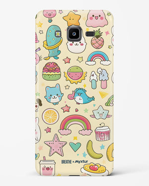 Happy Stickers [BREATHE] Hard Case Phone Cover-(Samsung)