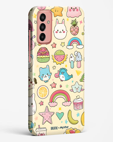 Happy Stickers [BREATHE] Hard Case Phone Cover-(Samsung)