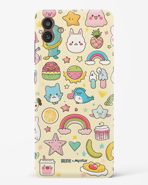 Happy Stickers [BREATHE] Hard Case Phone Cover-(Samsung)