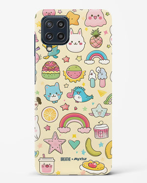 Happy Stickers [BREATHE] Hard Case Phone Cover (Samsung)