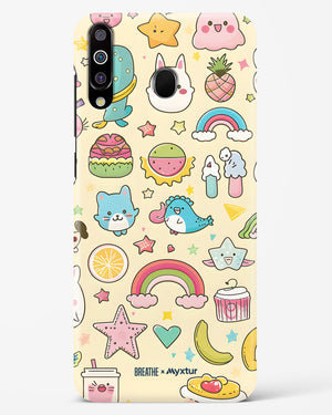 Happy Stickers [BREATHE] Hard Case Phone Cover-(Samsung)