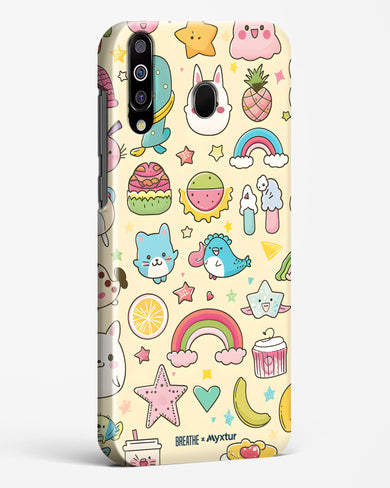 Happy Stickers [BREATHE] Hard Case Phone Cover-(Samsung)