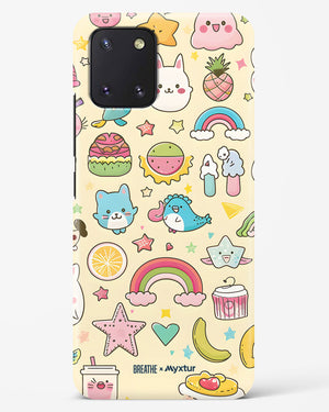 Happy Stickers [BREATHE] Hard Case Phone Cover-(Samsung)