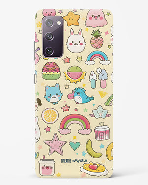 Happy Stickers [BREATHE] Hard Case Phone Cover-(Samsung)