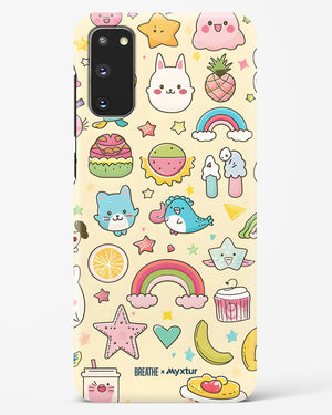 Happy Stickers [BREATHE] Hard Case Phone Cover-(Samsung)