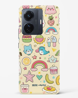 Happy Stickers [BREATHE] Hard Case Phone Cover (Vivo)