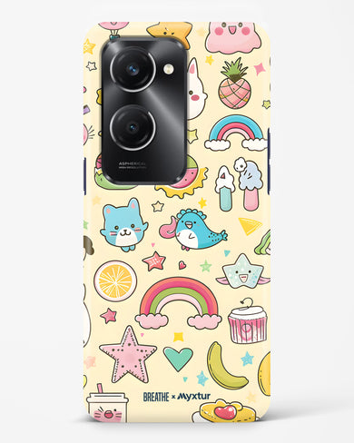 Happy Stickers [BREATHE] Hard Case Phone Cover (Vivo)