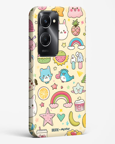 Happy Stickers [BREATHE] Hard Case Phone Cover (Vivo)