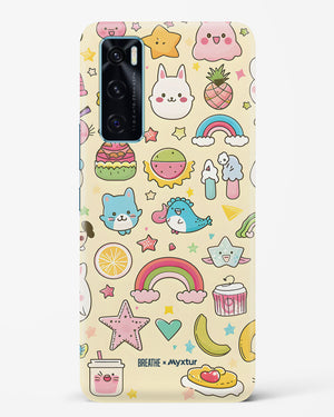Happy Stickers [BREATHE] Hard Case Phone Cover (Vivo)