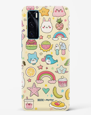 Happy Stickers [BREATHE] Hard Case Phone Cover-(Vivo)