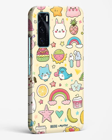 Happy Stickers [BREATHE] Hard Case Phone Cover-(Vivo)