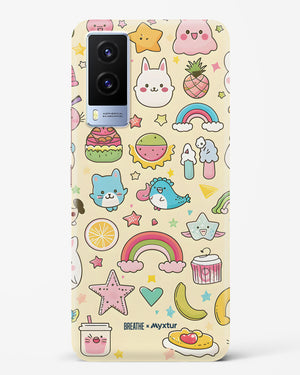 Happy Stickers [BREATHE] Hard Case Phone Cover (Vivo)