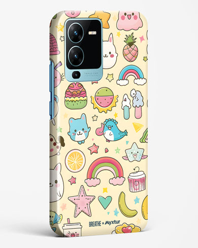 Happy Stickers [BREATHE] Hard Case Phone Cover-(Vivo)