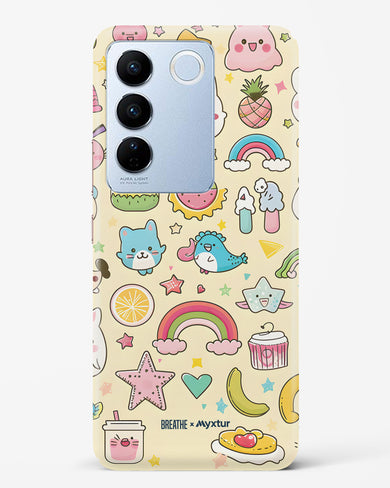 Happy Stickers [BREATHE] Hard Case Phone Cover-(Vivo)