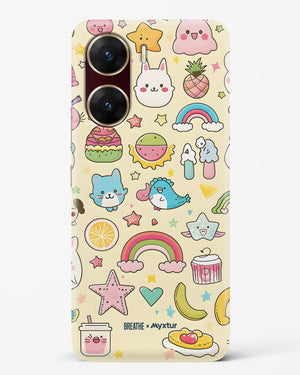 Happy Stickers [BREATHE] Hard Case Phone Cover (Vivo)