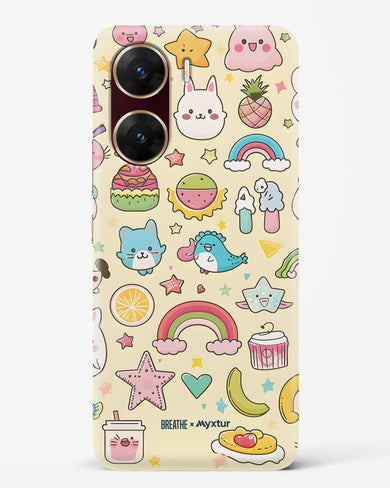 Happy Stickers [BREATHE] Hard Case Phone Cover-(Vivo)