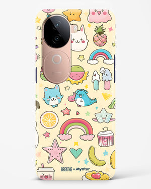 Happy Stickers [BREATHE] Hard Case Phone Cover (Vivo)