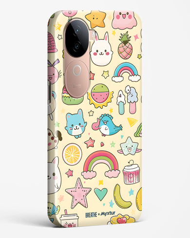 Happy Stickers [BREATHE] Hard Case Phone Cover (Vivo)