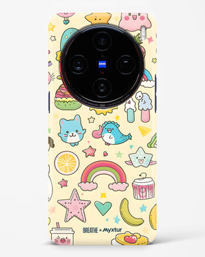 Happy Stickers [BREATHE] Hard Case Phone Cover (Vivo)