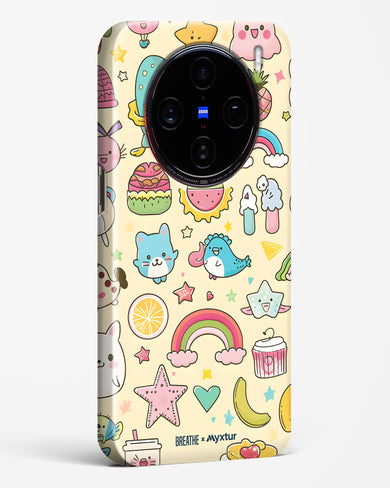 Happy Stickers [BREATHE] Hard Case Phone Cover (Vivo)