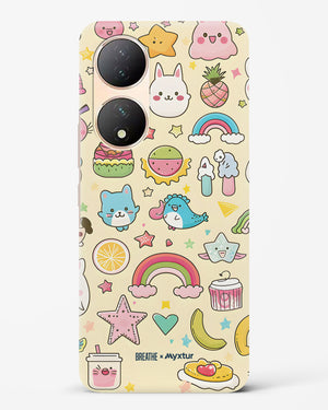 Happy Stickers [BREATHE] Hard Case Phone Cover (Vivo)