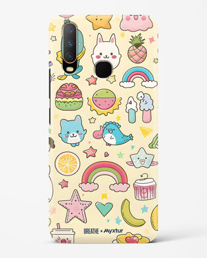 Happy Stickers [BREATHE] Hard Case Phone Cover (Vivo)