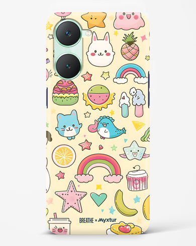 Happy Stickers [BREATHE] Hard Case Phone Cover (Vivo)