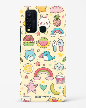 Happy Stickers [BREATHE] Hard Case Phone Cover-(Vivo)