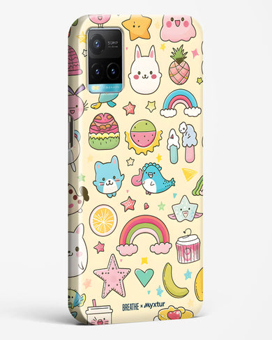 Happy Stickers [BREATHE] Hard Case Phone Cover (Vivo)