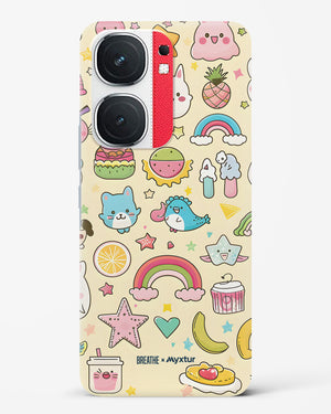 Happy Stickers [BREATHE] Hard Case Phone Cover (Vivo)