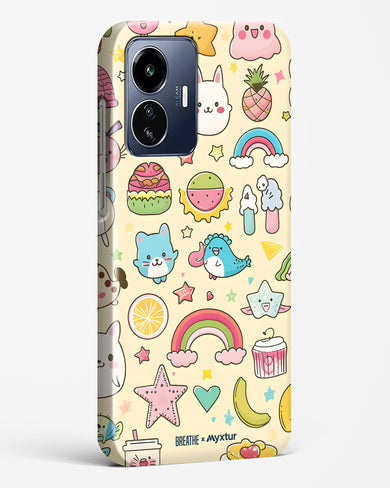 Happy Stickers [BREATHE] Hard Case Phone Cover (Vivo)