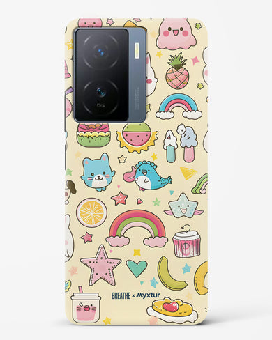 Happy Stickers [BREATHE] Hard Case Phone Cover (Vivo)