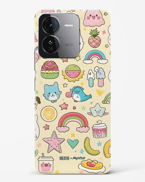 Happy Stickers [BREATHE] Hard Case Phone Cover (Vivo)