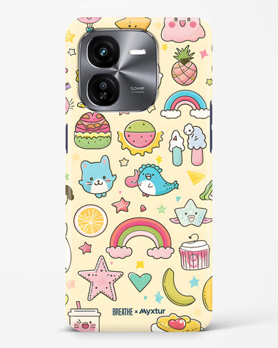 Happy Stickers [BREATHE] Hard Case Phone Cover (Vivo)